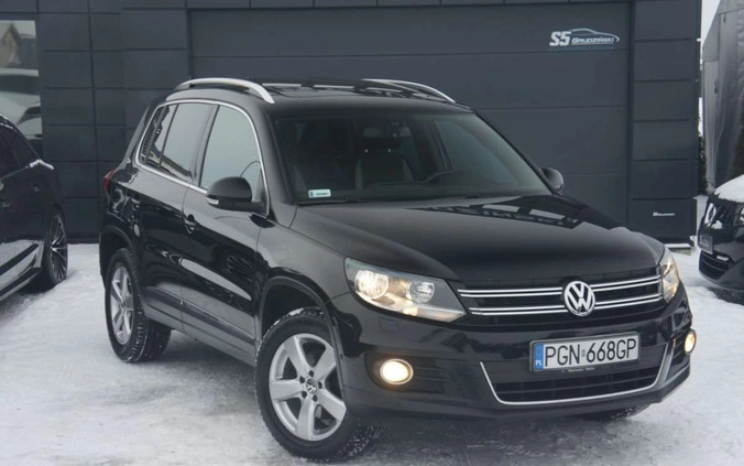 Volkswagen Tiguan cena 58900 przebieg: 132000, rok produkcji 2013 z Koszalin małe 407